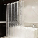 Thick PEVA Water Cube Shower Curtain