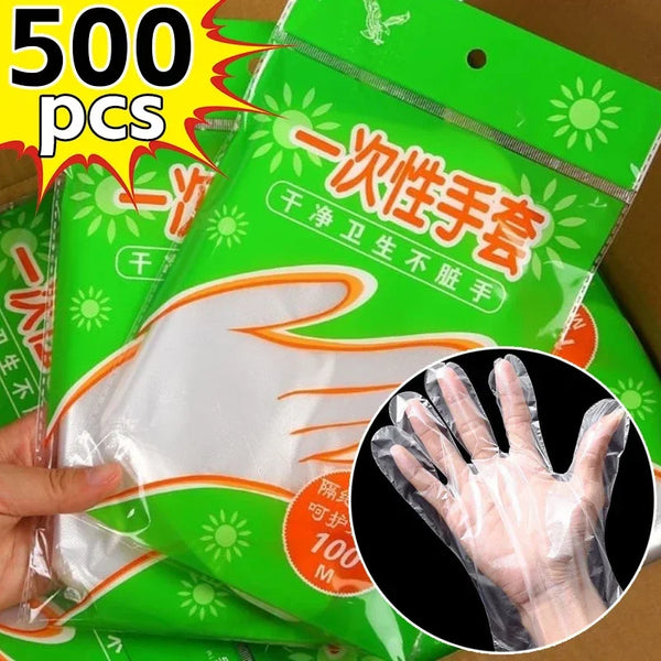 Transparent Disposable Gloves