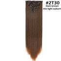 Long Straight Clip in on Hair Extensions