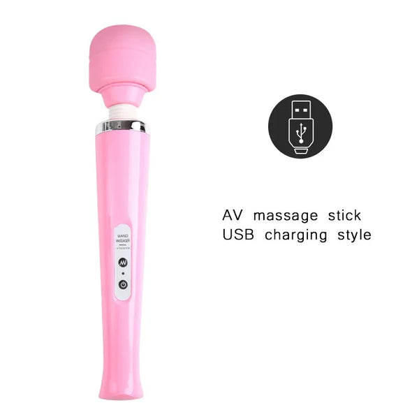 Heating AV Massager Wand Vibrators