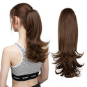 Synthetic Claw Clip in Ponytail Hair Extensions Hairpiece 14"