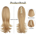 Synthetic Claw Clip in Ponytail Hair Extensions Hairpiece 14"