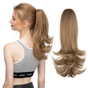 Synthetic Claw Clip in Ponytail Hair Extensions Hairpiece 14"