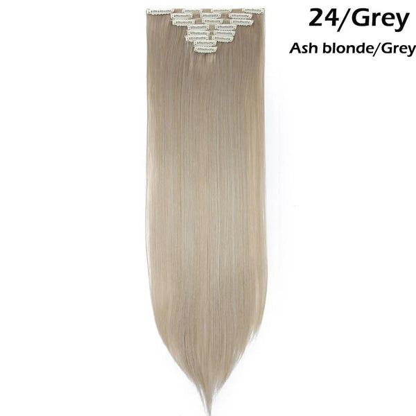 Long Straight Clip in on Hair Extensions