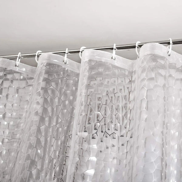 Thick PEVA Water Cube Shower Curtain
