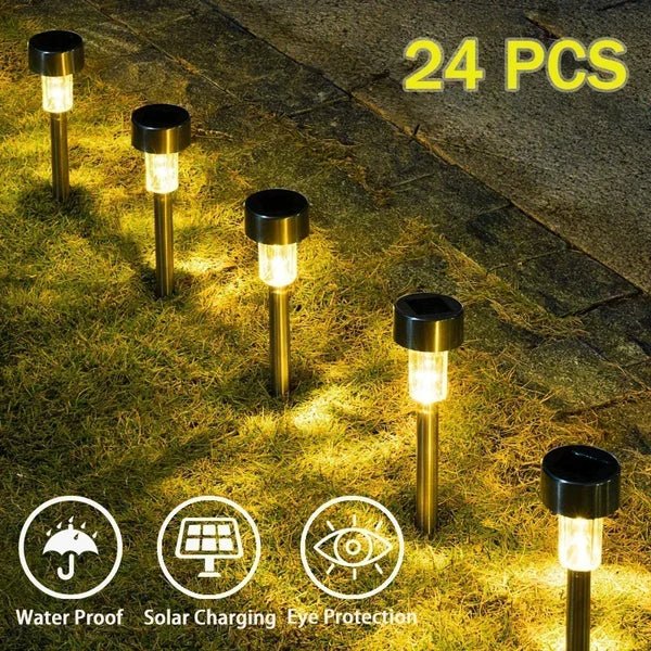 Solar Powered Waterproof Landscape Path Outdoor for Yard