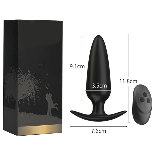 Wireless Remote Control Anal Plug Vibrator