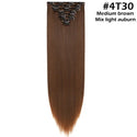 Long Straight Clip in on Hair Extensions