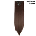 Long Straight Clip in on Hair Extensions