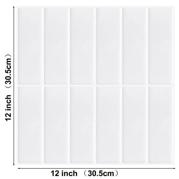 Strong Adhesive Subway Tiles Vinyl Wallpaper Peel and Stick