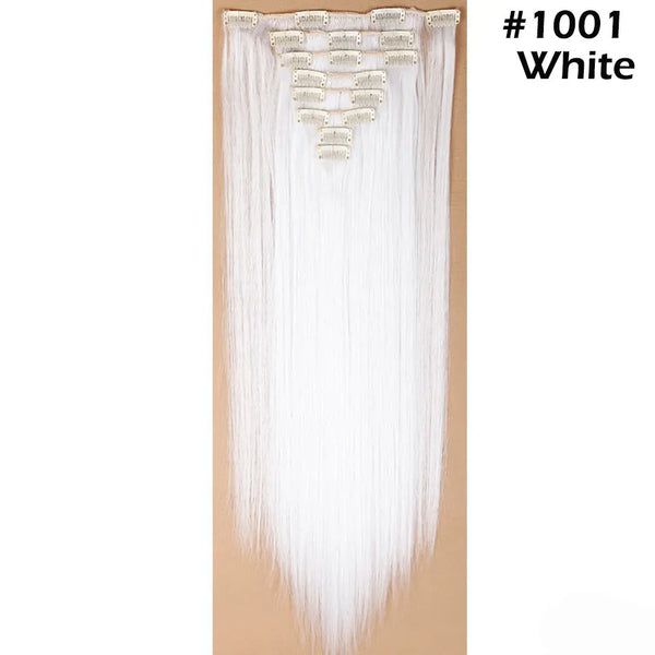 Long Straight Clip in on Hair Extensions