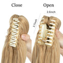 Synthetic Claw Clip in Ponytail Hair Extensions Hairpiece 14"