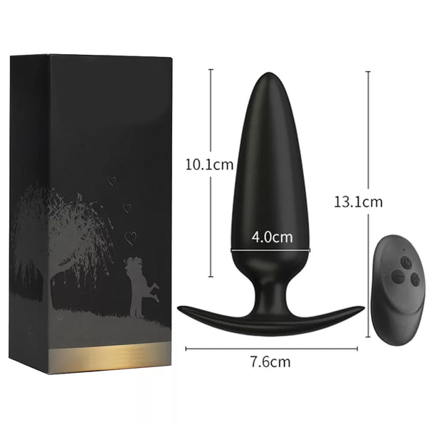 Wireless Remote Control Anal Plug Vibrator