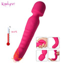 Heating Powerful Magic Wand Vibrator