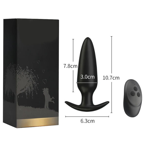 Wireless Remote Control Anal Plug Vibrator