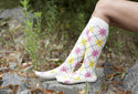 Traditional Argyle Knee High Socks Set