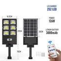 Solar Panel Lamps Waterproof Motion Sensor