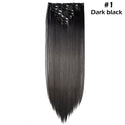 Long Straight Clip in on Hair Extensions