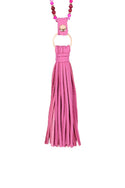 Leather Tassel Necklace