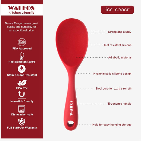 Food Grade Heat Resistant Silicone Spoon