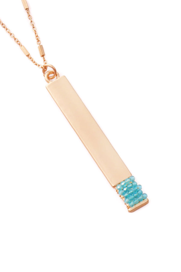 Bar Pendant Necklace