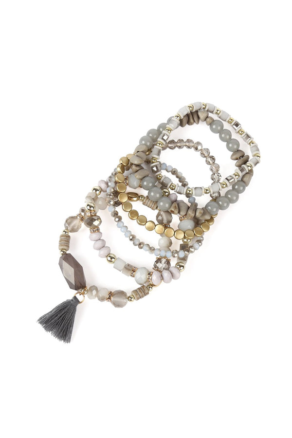 Boho Tassel Charm Bracelet