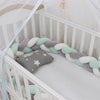 100cmBaby Bumper Bed Braid Knot Pillow Cushion Bumper for Infant Kids Crib Protector Cot Bumper Room Decor Anti-collision Bumper