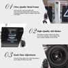 Retro flip digital clock, battery - powered mechanical clock for home & office decor