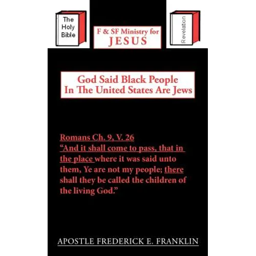 God Said Black People In The United States Are Jews - Paperback