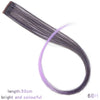 22 Inch Synthetic Colored Highlight Hair Extensions