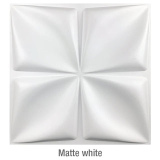 Buy s-matte-white Non-Self-Adhesive 3D Wall Sticker