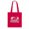 Kawaii "Dream Powered" Slumber Party Tote Bag