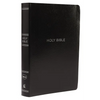 NKJV, Reference Bible, Center-Column Giant Print, Leather-Look, Black, Indexed, Red Letter Edition, Comfort Print - Imitation Leather