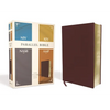 Niv, Kjv, Nasb, Amplified, Parallel Bible, Bonded Leather, Burgundy: Four Bible Versions Together for Study and Comparison - Bonded Leather