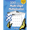 Humble Math - 100 Days of Multi-Digit Multiplication: Ages 10-13: Multiplying Large Numbers with Answer Key - Reproducible Pages - Multiply Big Long P - Paperback