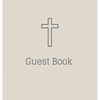 Guest Book for Baptism or Christenings (Hardcover): signing book for baptism or christenings, keepsake, naming cermony, baby dedications, register - Hardcover