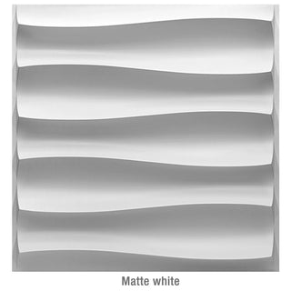 Buy o-matte-white Non-Self-Adhesive 3D Wall Sticker