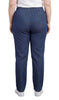 Women's Lightweight Pull-On Denim Jeans — Elastic Waist No Zipper