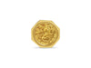 Fancy Solid White/Yellow/Rose Gold Handmade Coin Ring , Chinese Panda Bear Coin ,