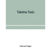 Takelma texts - Paperback