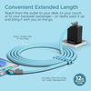 HyperGear Chunky180° 100W USB-C to USB-C Rugged Fast Charge Cable 12ft