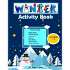 Winter Activity Books for Grades 1-3: A Math an Sight Word Activity Book with Coloring, Mazes, Dot to Dot and More - Paperback
