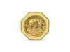 Handmade Solid Gold Fancy Coin Ring