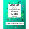 4th Grade VIRGINIA SOL 2019 MATH Test Prep: 4TH Grade VIRGINIA STANDARDS of LEARNING, 2019 MATH, Test Prep/Study Guide - Paperback