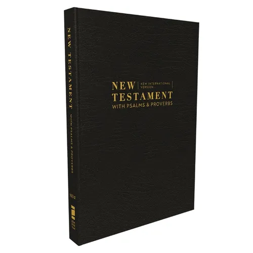 Niv, New Testament with Psalms and Proverbs, Pocket-Sized, Paperback, Black, Comfort Print - Paperback