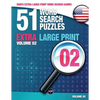 Sam's Extra Large-Print Word Search Games - 51 Word Search Puzzles, Volume 2: Brain-stimulating puzzle activities for many hours of entertainment - Paperback