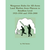 Wargames Rules for All-arms Land Warfare from Platoon to Battalion Level. - Paperback