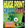 Huge Print Cryptograms of Irish Proverbs: 200 Large Print Cryptogram Puzzles With A Huge 36 Point Font Size In A Big 8.5 x 11 Inch Book. - Paperback