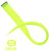 22 Inch Synthetic Colored Highlight Hair Extensions