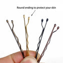 Waved U-Shaped Bobby Pin